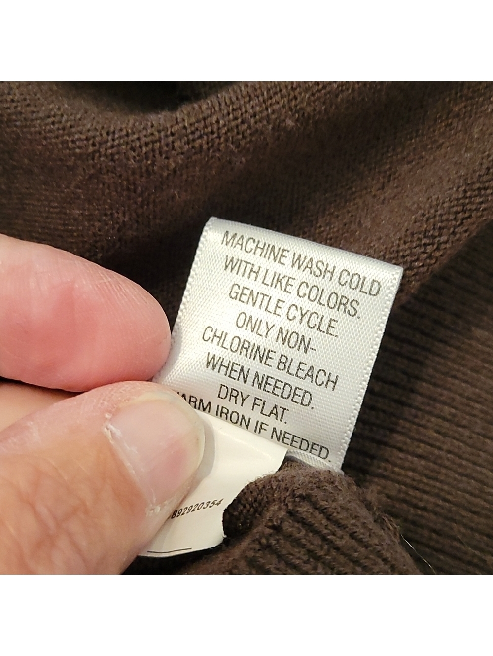 apt. 9 woman brown waist length cardigan - Picture 8 of 9